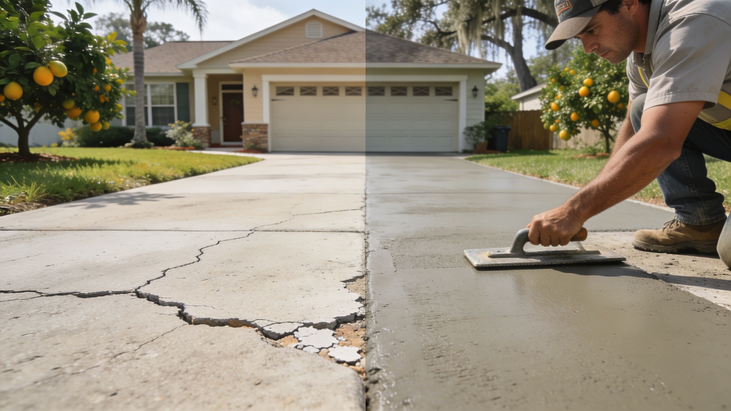 Marion & Citrus Concrete Driveway Repair Near Me