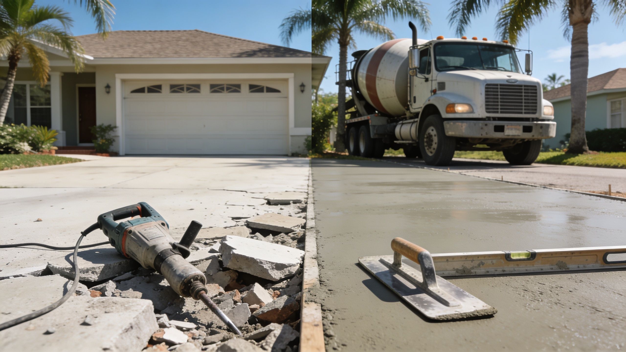 Cost to Replace a Concrete Driveway in FL (2026 Guide)