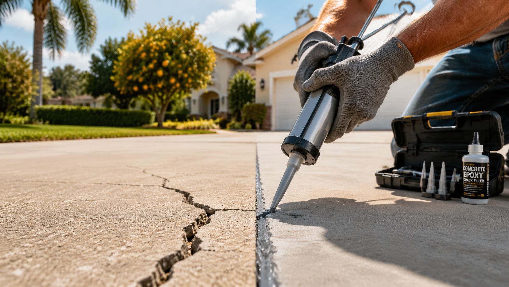 Concrete Crack Repair in Marion & Citrus County