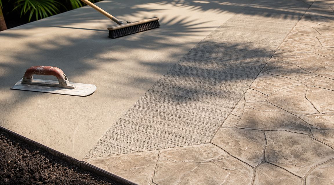 Concrete Finishing Techniques for Florida Homes & Patios