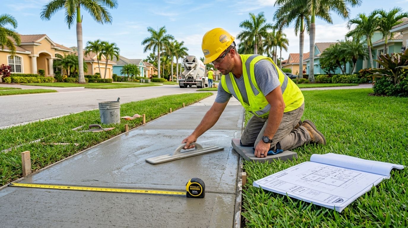 Sidewalk Installation Cost: 2026 Florida Guide