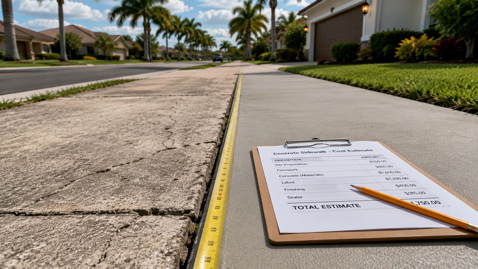 2026 Sidewalk Replacement Cost: Marion & Citrus Guide