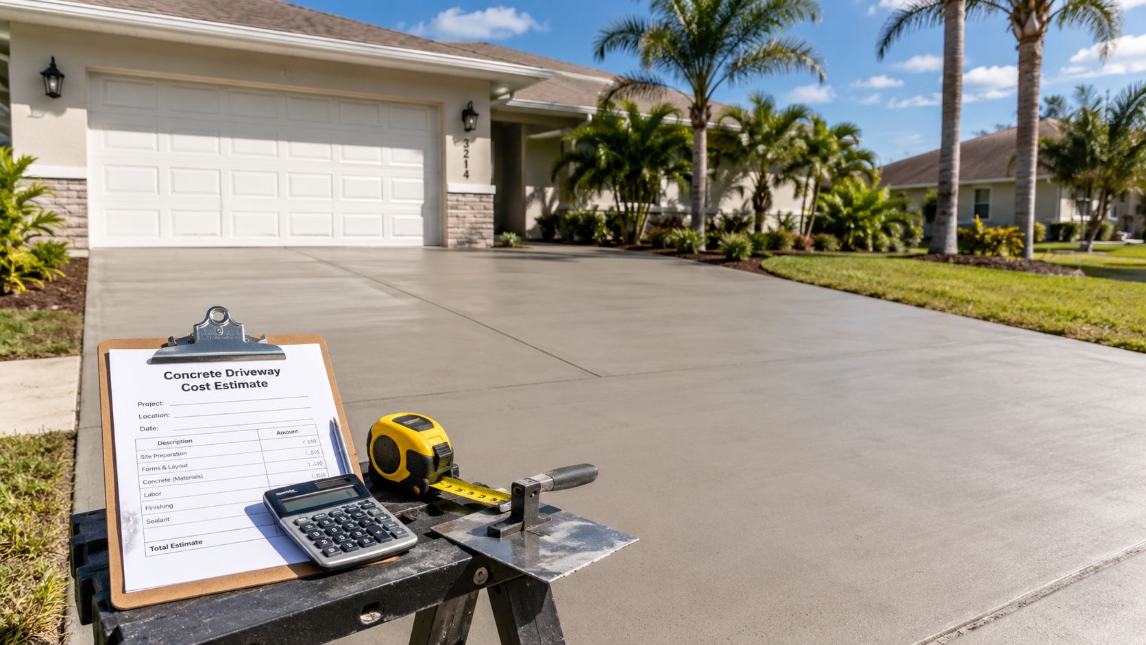Cost to Install a Concrete Driveway: Central Florida Prices
