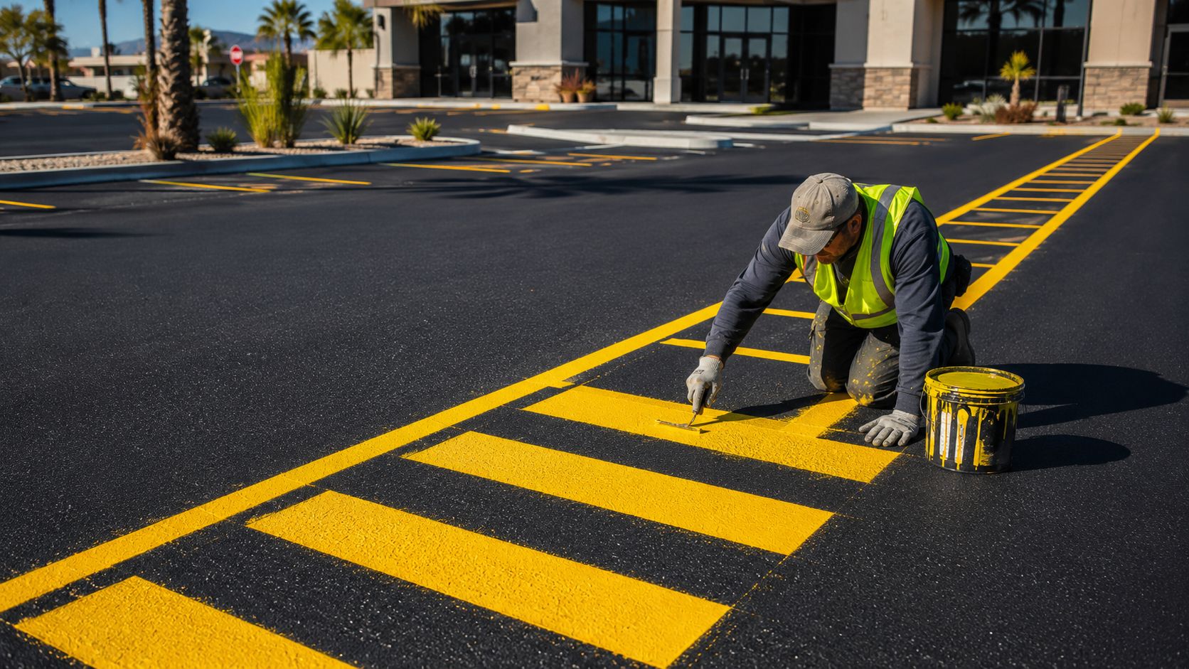 High Visibility Paint for Marion & Citrus Businesses