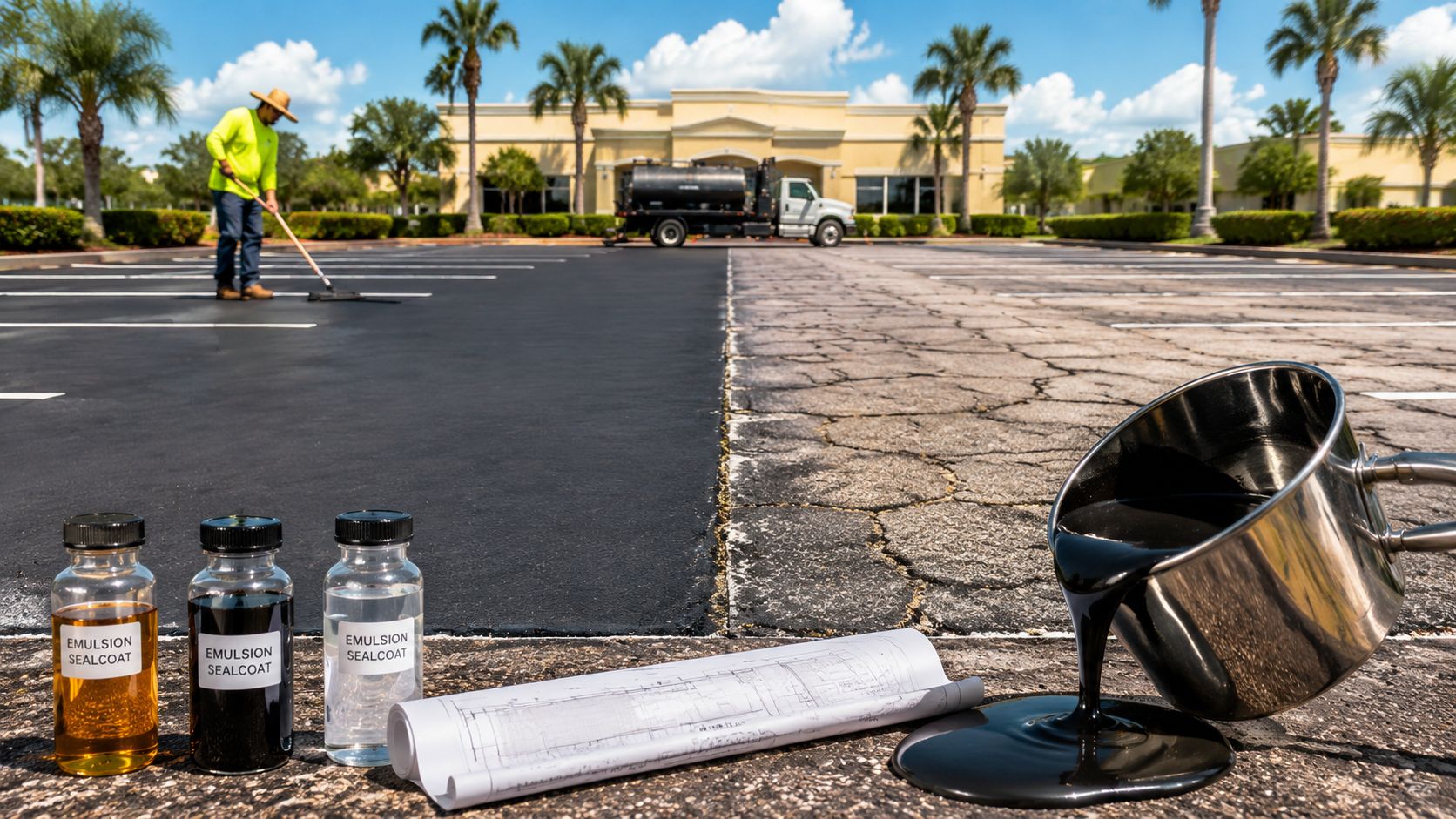 Asphalt Seal Coat Specifications for Central Florida