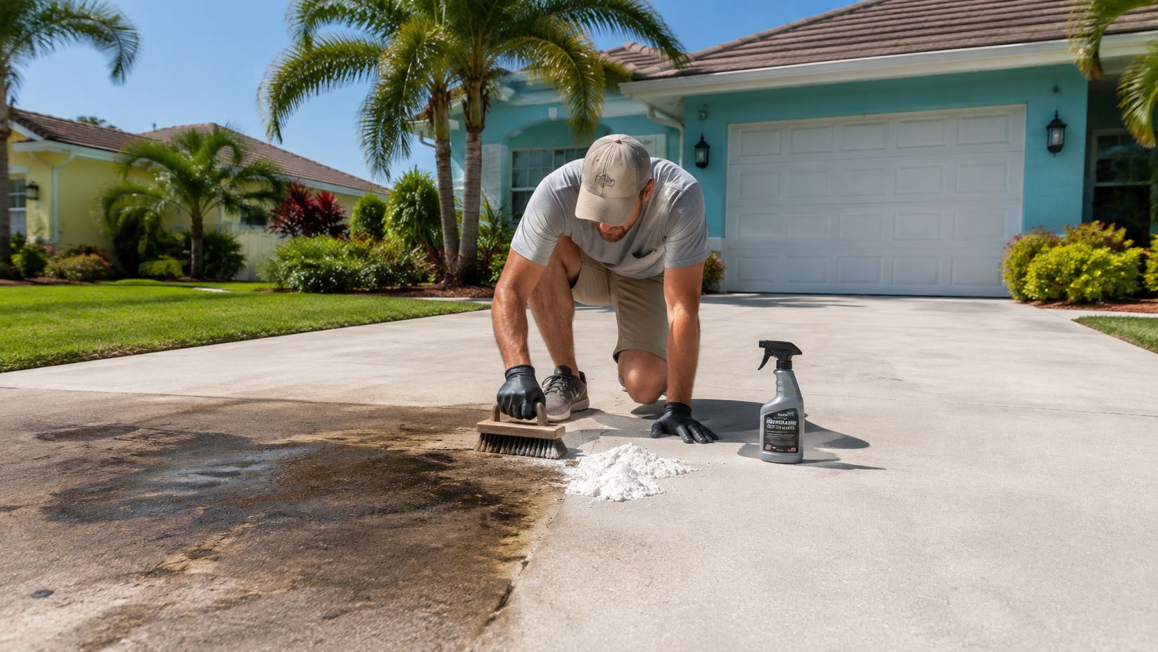 Driveway Oil Stain Removal: Proven Methods for Florida Homes