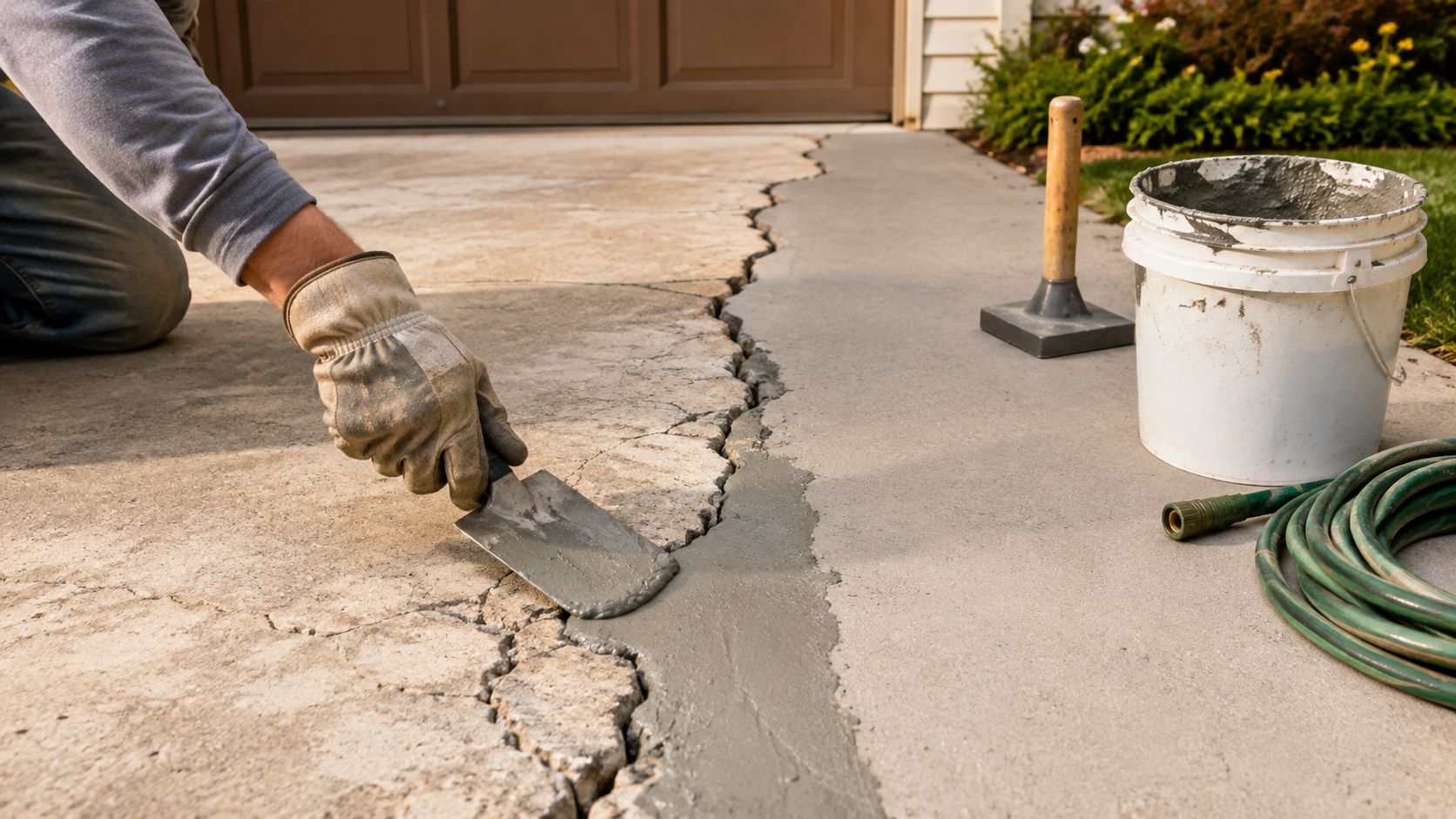 How to Repair Driveway Cracks and Potholes Fast