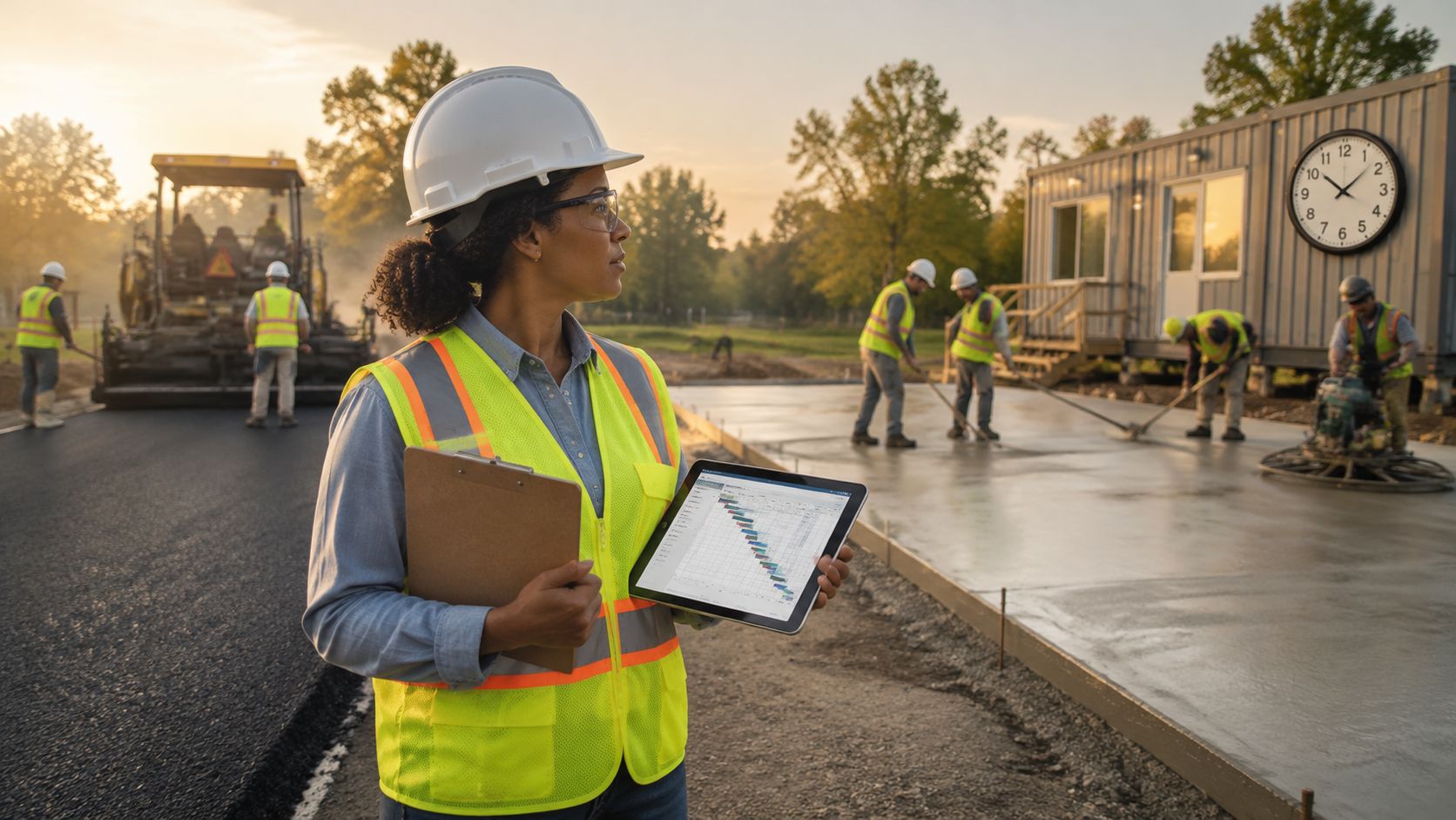 On Time Project Completion for Concrete and Asphalt Work