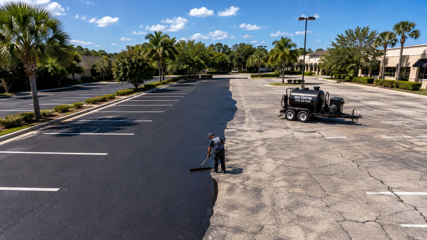 Parking Lot Seal Coating: A Central Florida Guide
