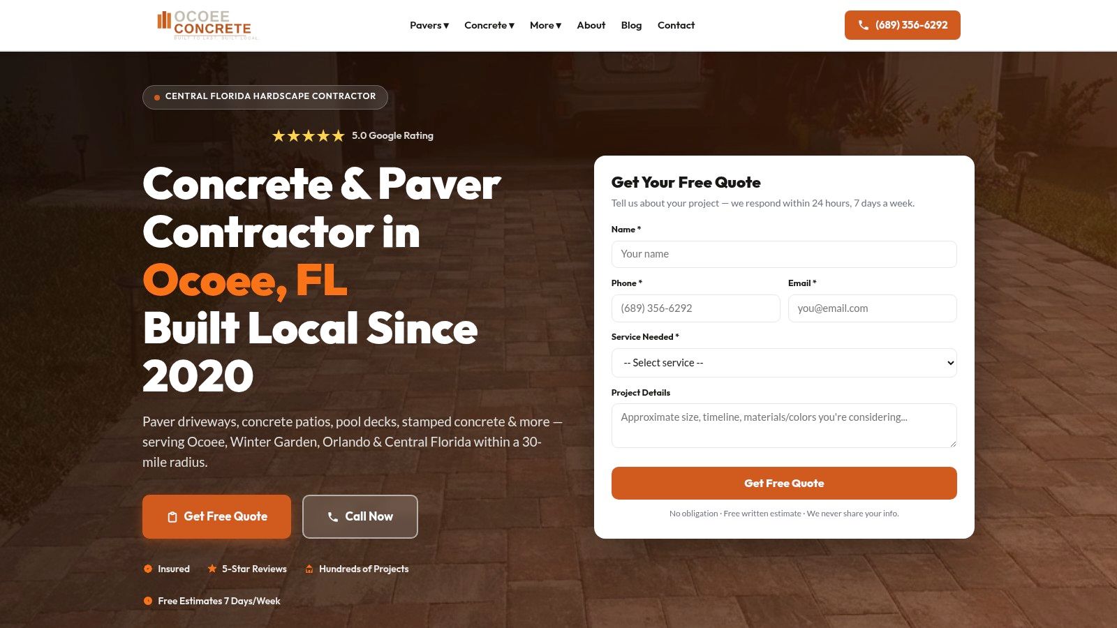 Ocoee Concrete & Pavers