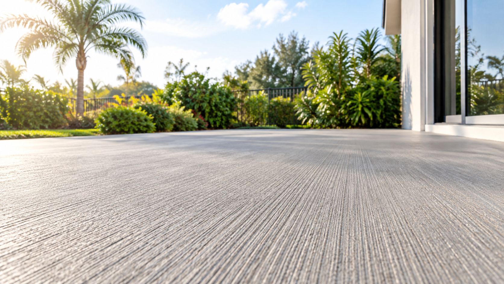 Concrete Patio Broom Finish Guide for Central FL