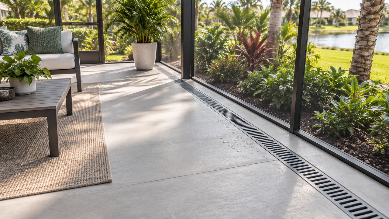 Concrete Patio Drain Guide for Central Florida Yards