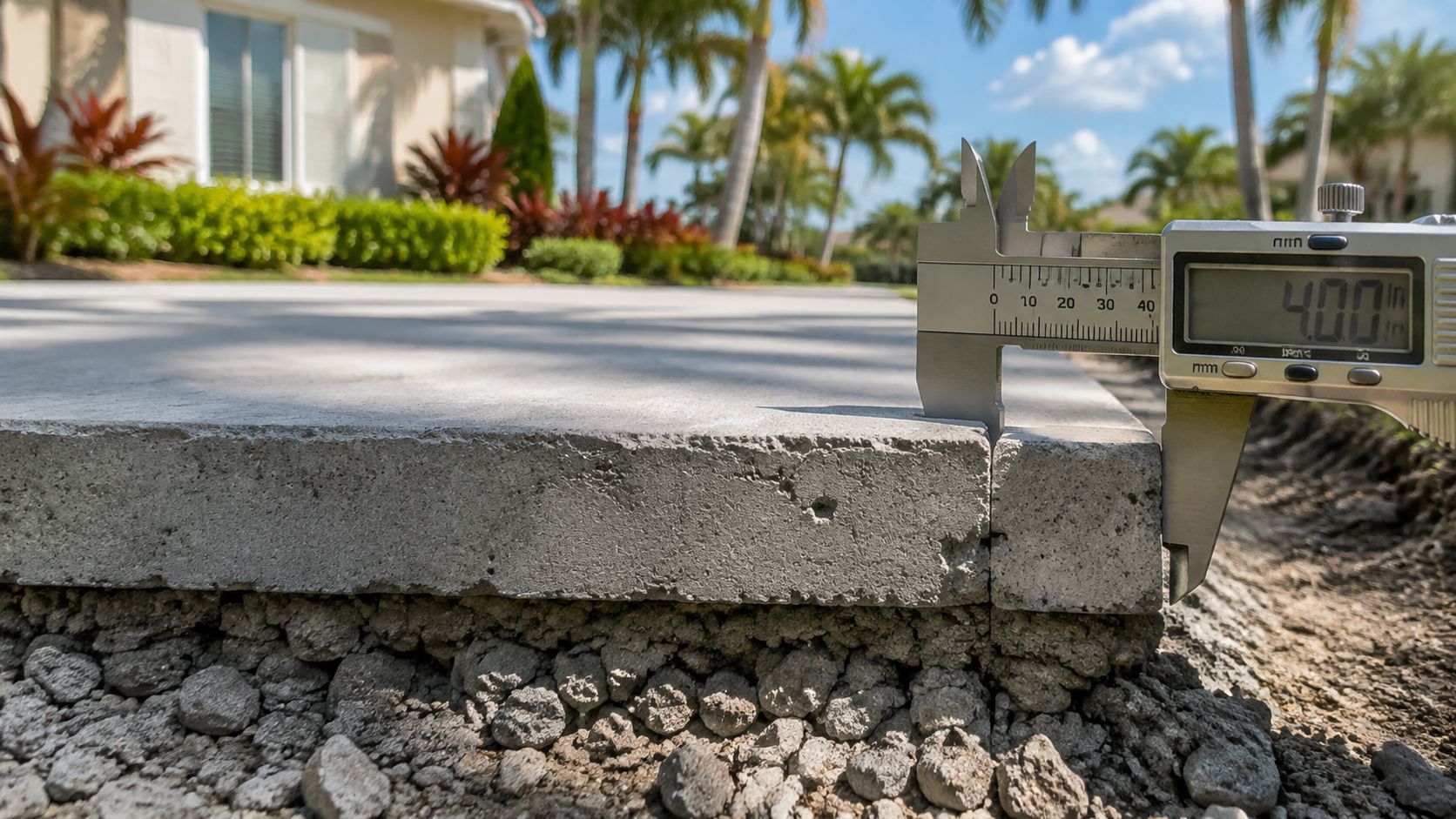 Concrete Sidewalk Thickness Standards for Florida Homes