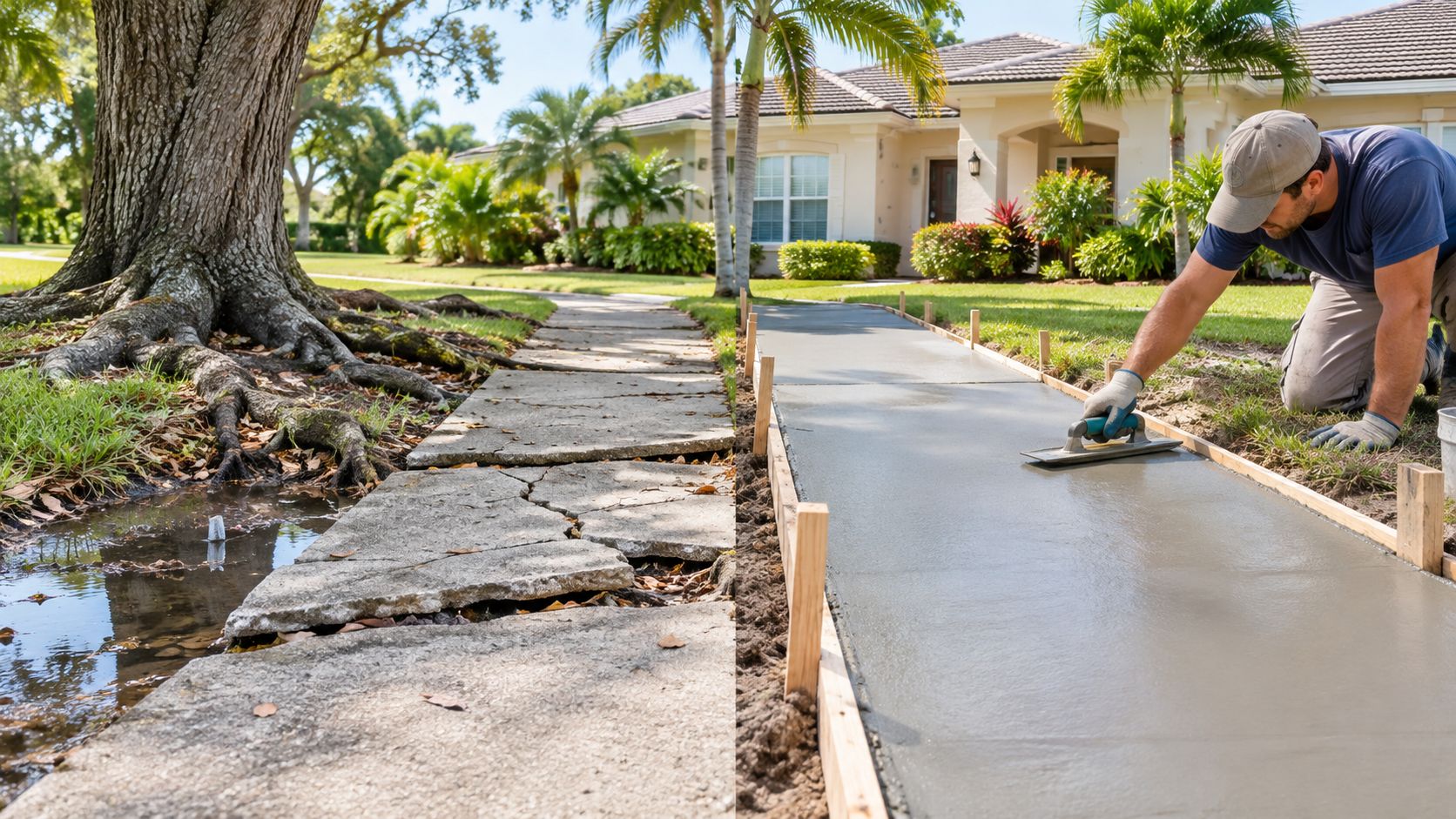 How to Replace a Sidewalk: A Florida Homeowner Guide
