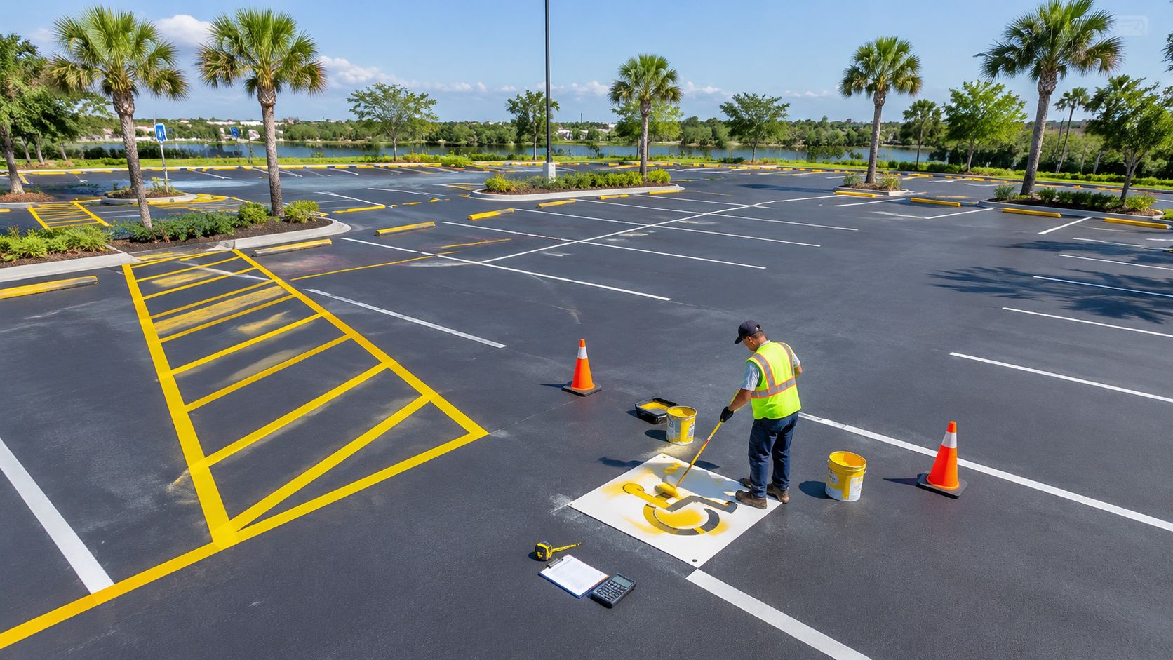 Line Striping Cost in Central Florida: Your 2026 Guide